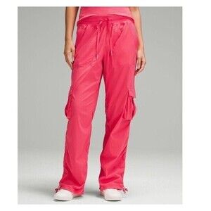 Lululemon Dance Studio Relaxed-Fit Mid-Rise Cargo Jogger Glaze Pink Sz Small New